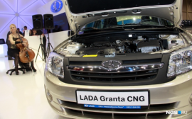 LADA представила новый биотопливный седан granta cng